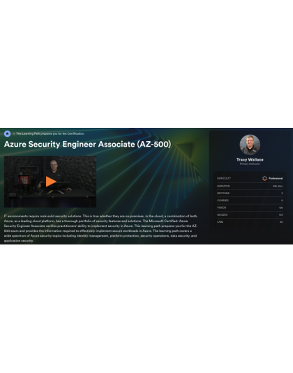 Azure Security Engineer Associate (AZ-500)
