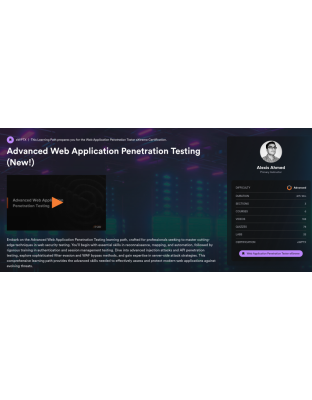 Advanced Web Application Penetration Testing (New!)