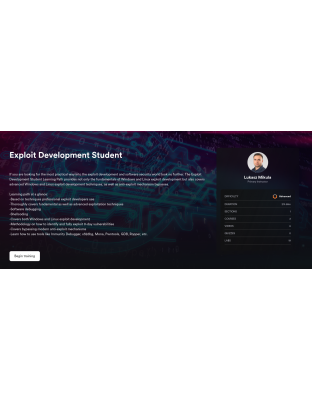 Exploit Development Student