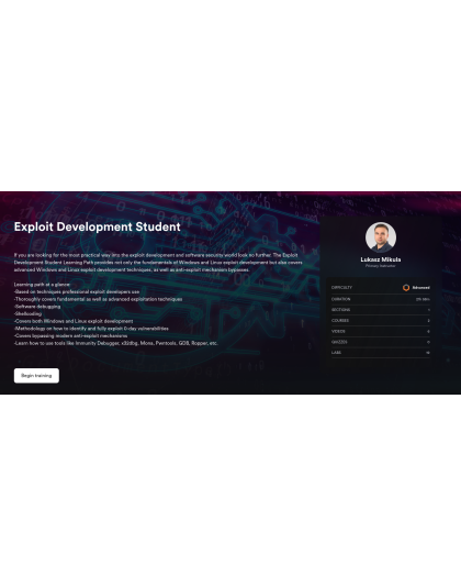 Exploit Development Student