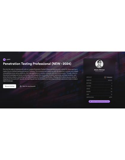 Penetration Testing Professional (NEW – 2024)