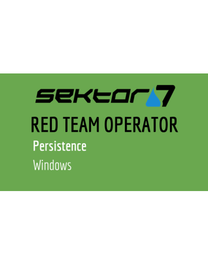Windows Persistence Course